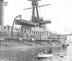 Acorazado España en Bilbao, 1915