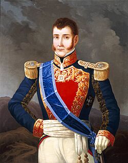 Agustín de Iturbide al óleo