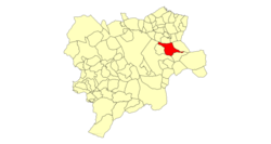 Albacete Higueruela Mapa municipal