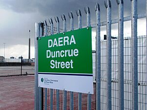 Belfast border control post on Duncrue Street