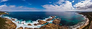 Canal Rocks Aerial Panorama