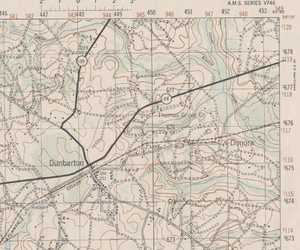 Dunbarton SC 1949 Topo