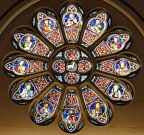 East Sheen, Christ Church, west window