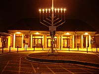 Edgware station menorah