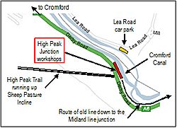 High Peak Junction map