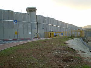 Israeli checkpoint near Rachel's Tomb