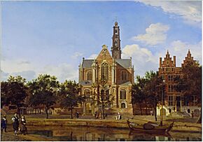 Jan van der Heyden - View of the Westerkerk, Amsterdam