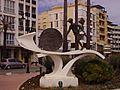 La Peseta, sculpture in Estepona, Spain