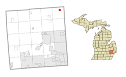 Location within Oakland County