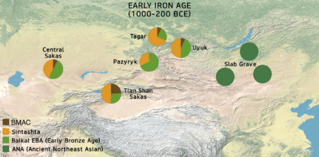 Map of Mongolia (Early Iron Age)