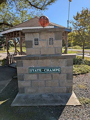 MelroseIowaBasketballMonument