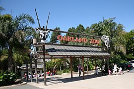 Oakland Zoo entrance