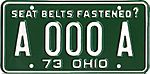 Ohio license plate sample 1973.jpg