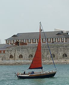 Red Sails in Portsmouth Harbour UK