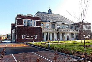 Restored Lysaght Institute, Newport