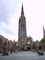 Ruins of the Old Cathedral -Coventry-5July2008