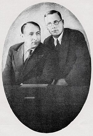 Simon Chikovani and Nikolai Zabolotsky