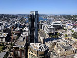 South Lake Union neighborhood, viewed from south of Denny Way