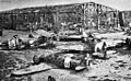 Wrecked Italian aircraft at Tripoli 1943