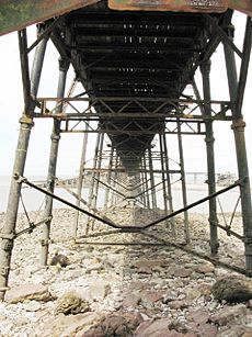 2007 at Birnbeck Pier - underneath