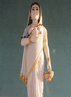 Ahilya Mata Statue at Datta Temple, Sahastra Dhara, Jalkoti