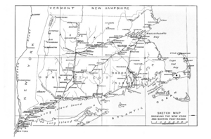 Boston Post Road map