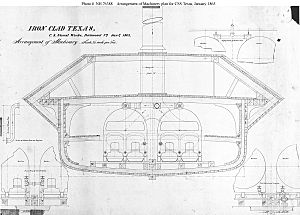 CSS Texas cross-section