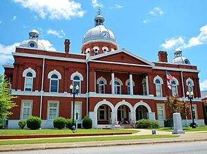 Chambers County Courthouse in LaFayette, 2012