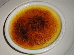 Crème brûlée à la vanille