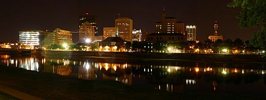 DaytonOHNightSkyline