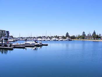 Patawalonga River and marina.jpg