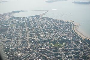 South Boston from the air