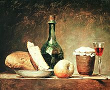 Still Life with Round Bottle