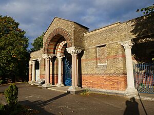 Western Face of St George's Garrison Church, Woolwich (I).jpg