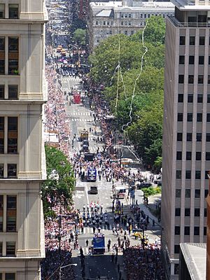 Womens World Cup parade July 2015