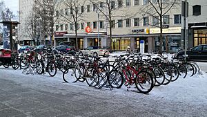 Bicycles Kirkkokatu Oulu 20180119