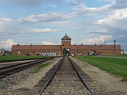 Birkenau gate