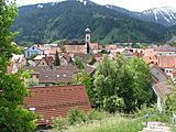 Blick auf Immenstadt im Allgäu