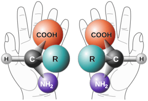 Chirality with hands