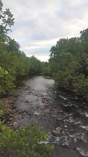 Croton River Just Downstream from Croton Dam