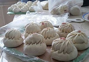 Double buuz. Buryatia, Russia