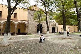 Fachada y atrio Ex Convento de San Francisco de la Asunción de Nuestra Señora