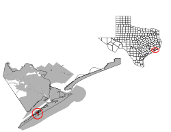 Location of Jamaica Beach, Texas