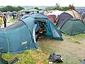 Glastonbury 2005 River Through Tent