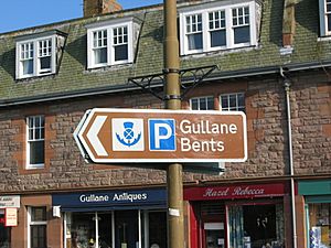 Gullane signpost