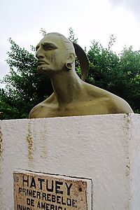 Hatuey monument, Baracoa, Cuba