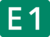 JP Expressway E1.svg