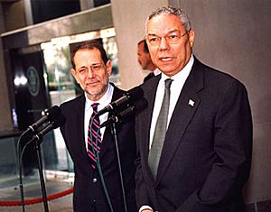 Javier Solana Colin Powell