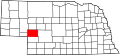 State map highlighting Keith County