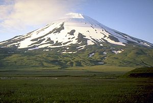 Highest point. Mount Vsevidof